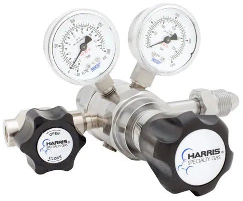 Harris Stainless Steel High Purity Two Stage Cylinder Regulator - Model 742-015-580-A - 742015580A