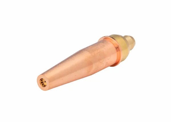 Harris 1-GPN 8 V-Series copper cutting tip for propane/natural gas welding torches, WeldingMart accessory, white background.