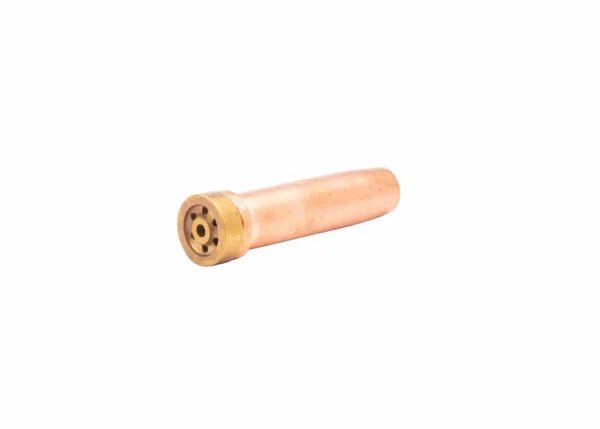 Harris Model 3690-00P Hand Cutting Tip (1500600) for welding, copper and brass nozzle shown on white background.