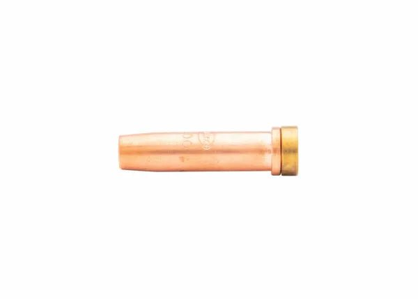Harris Model 3690-0P Hand Cutting Tip 1500610, brass, streamlined design on white background—welding equipment accessory.