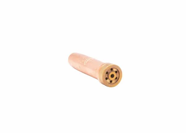 Harris Model 3690-0P Hand Cutting Tip (1500610) for welding, copper/brass construction, precise cut, shown on white background.