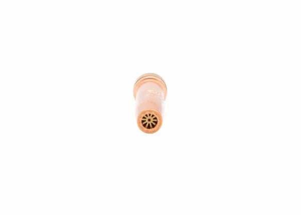 Harris Model 3690-0P Hand Cutting Tip 1500610, light-brown, cylindrical welding accessory with star-shaped opening on white background.