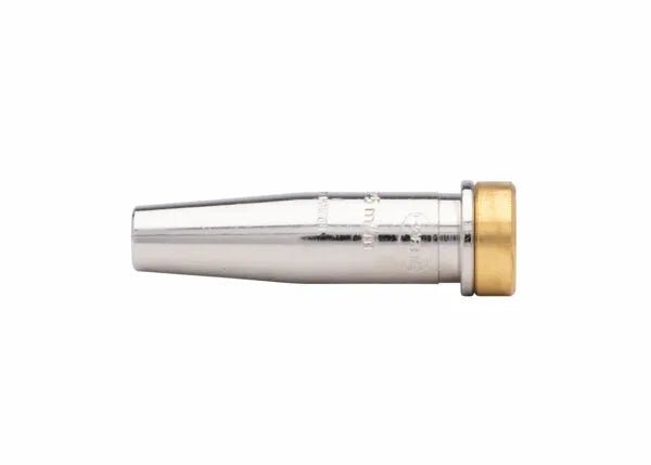 Harris Model 6290-2NFF Cutting Tip 1501030 for welding torches, silver body, brass end; WeldingMart welding tool accessory.