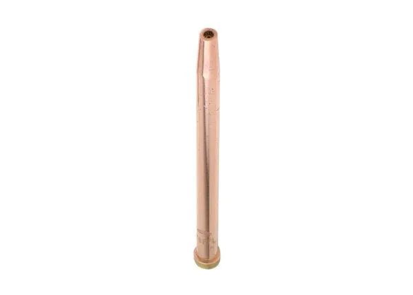 Harris Model 6290-2NFFL 8" Cutting Tip for welding, copper body, tapered end, fits Harris torches—welding tool accessory.