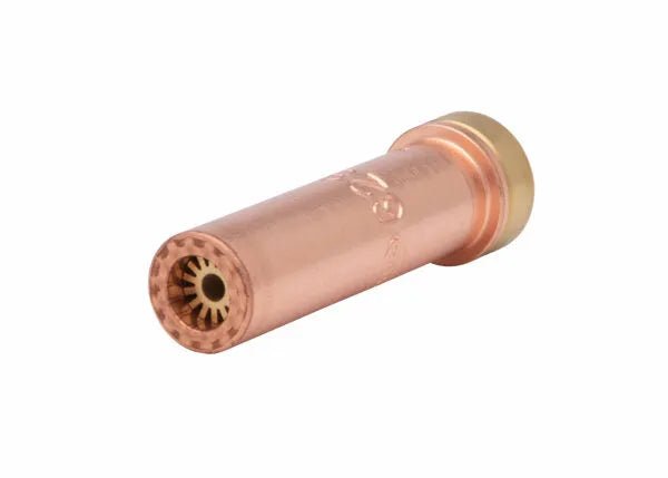 Harris 6290-5NH Machine Cutting Tip 1501120 for welding and cutting, copper-colored accessory, shown on white background.