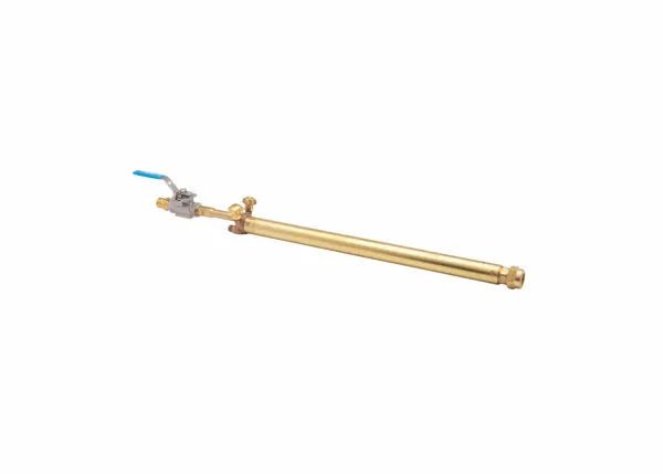 Harris Model 80 Jumbo Cutting Torch 1100010, brass, blue valve, heavy-duty welding tool, shown on white background, WeldingMart.