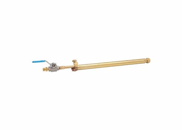 Harris Model 80 Jumbo Machine Cutting Torch (1100010) brass tube with valve and blue handle for precision welding and cutting.