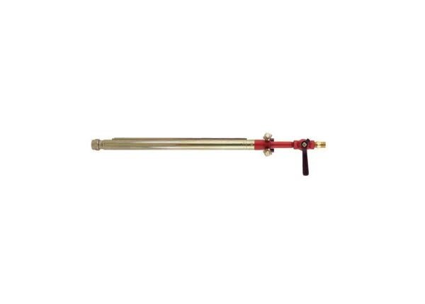 Harris Model 80-R-32 Jumbo Cutting Torch with Rack, brass finish, red knob, black handle—welding equipment at WeldingMart.