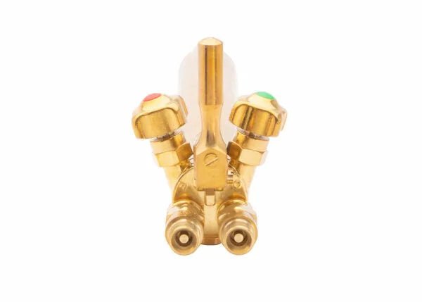 Harris 98-6TAE-32 Cutting Torch, 18" barrel, 3-hose, red & green valves, heavy-duty welding tool at WeldingMart.