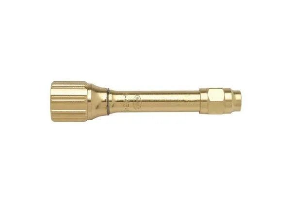 The Harris 9100306 B-43-N Alternate Fuels Injector Mixer is shown against a white background, featuring a ridged cylindrical grip and a narrower threaded connector for easy attachment.