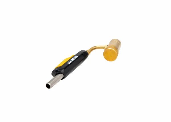 Harris 1400359 HTS99 Auto-Ignite Air Fuel Torch, black/yellow handle, brass nozzle. Essential welding tool for brazing/soldering.