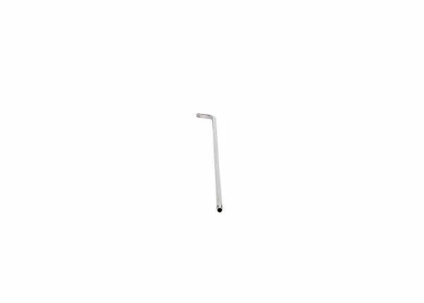 The Harris 1801360 K-43-2 with 26 in. tip tube heating torch assembly is shown against a white background; it’s an L-shaped metal rod with a short horizontal section, longer vertical segment, and a small hole at one end.