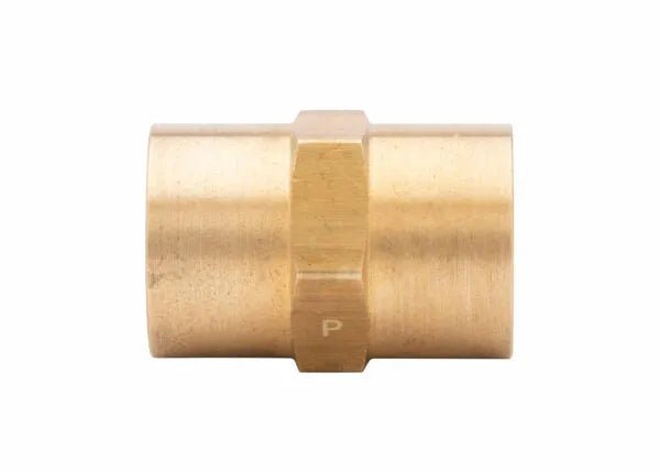 Harris Pipe Thread Adaptor 8800985 for Model 2290 Heating Tips, hex center & smooth ends, welding tool on white background.