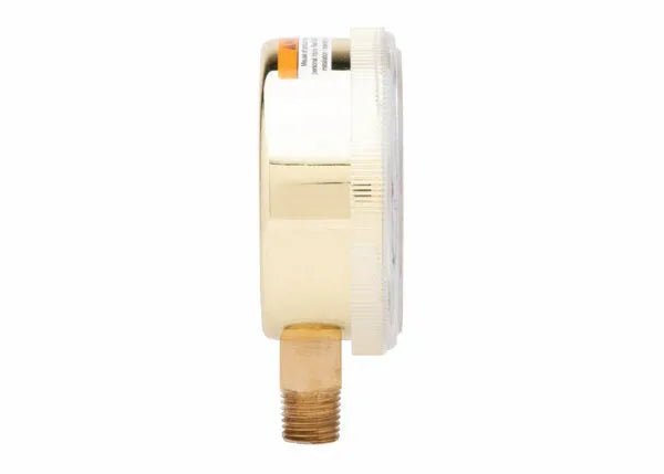 Harris Regulator Pressure Gauge 2-1/2"6000 PSI/400 BAR BRS - 9006252 - WeldingMart.com