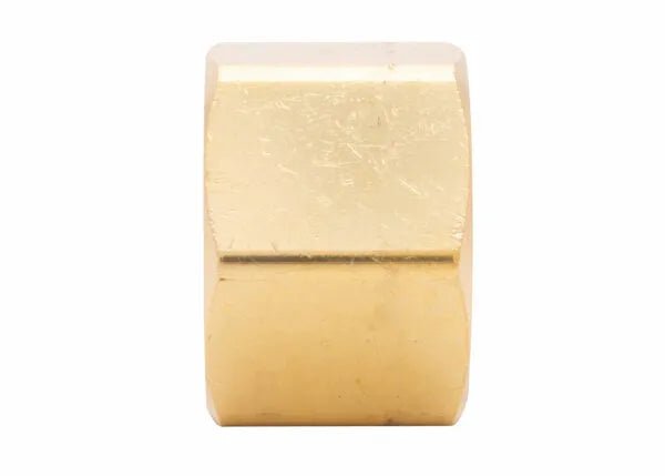 Harris RH 9005701 Manifold Union Nut for welding, brass, 1"-11.5 NPS thread, 3000 psi, gold color, WeldingMart accessory.