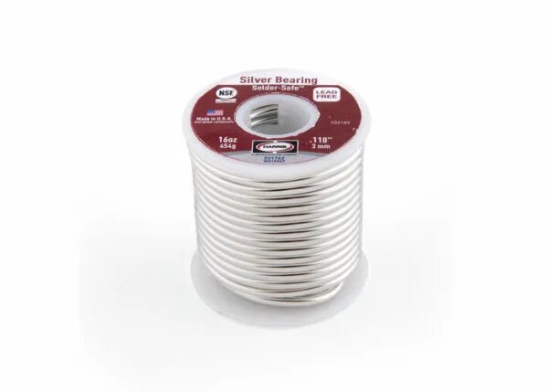 Harris Silver Bearing Lead-Free Solder .118 X 1 lb Spool - 331762 - WeldingMart.com