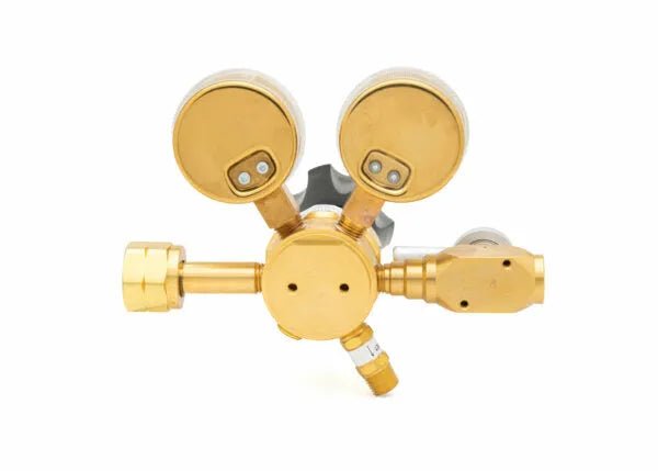 Harris Two Stage Ultra High Purity Brass Barstock Regulator Model 721-050-580-DU - 721050580DU - WeldingMart.com