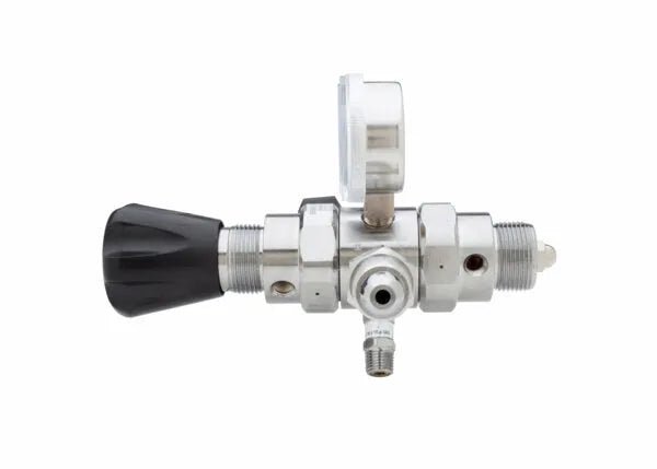 Harris Two Stage Ultra High Purity Brass Barstock Regulator Model 722C-050-510P-F-7 - 722C050510PF7 - WeldingMart.com