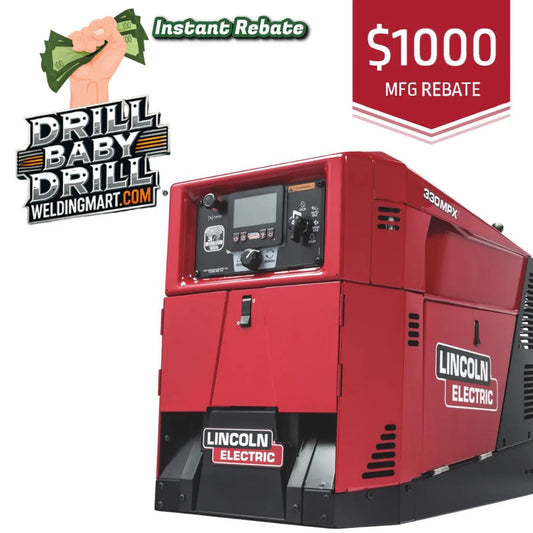Drill Baby Drill Instant Rebate on Ranger 330MPX Engine Driven Welder K3459-1 on WeldingMart.com