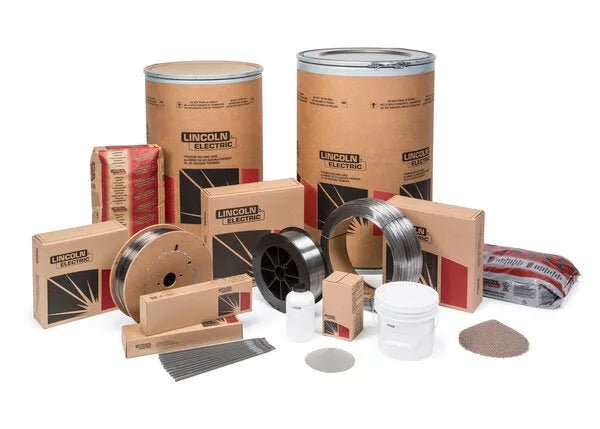 Lincoln SHS 9700U 1/16 welding wire spool, ED037276, 33 lbs—premium wear-resistant welding accessory on white background.
