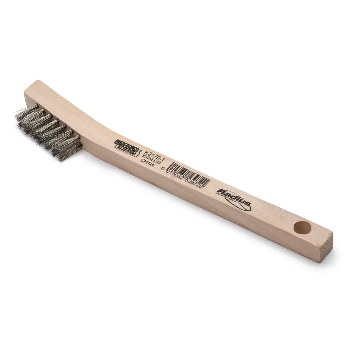Lincoln 3 x 7 Row Stainless Steel Wire Brush K3179-1 - WeldingMart.com