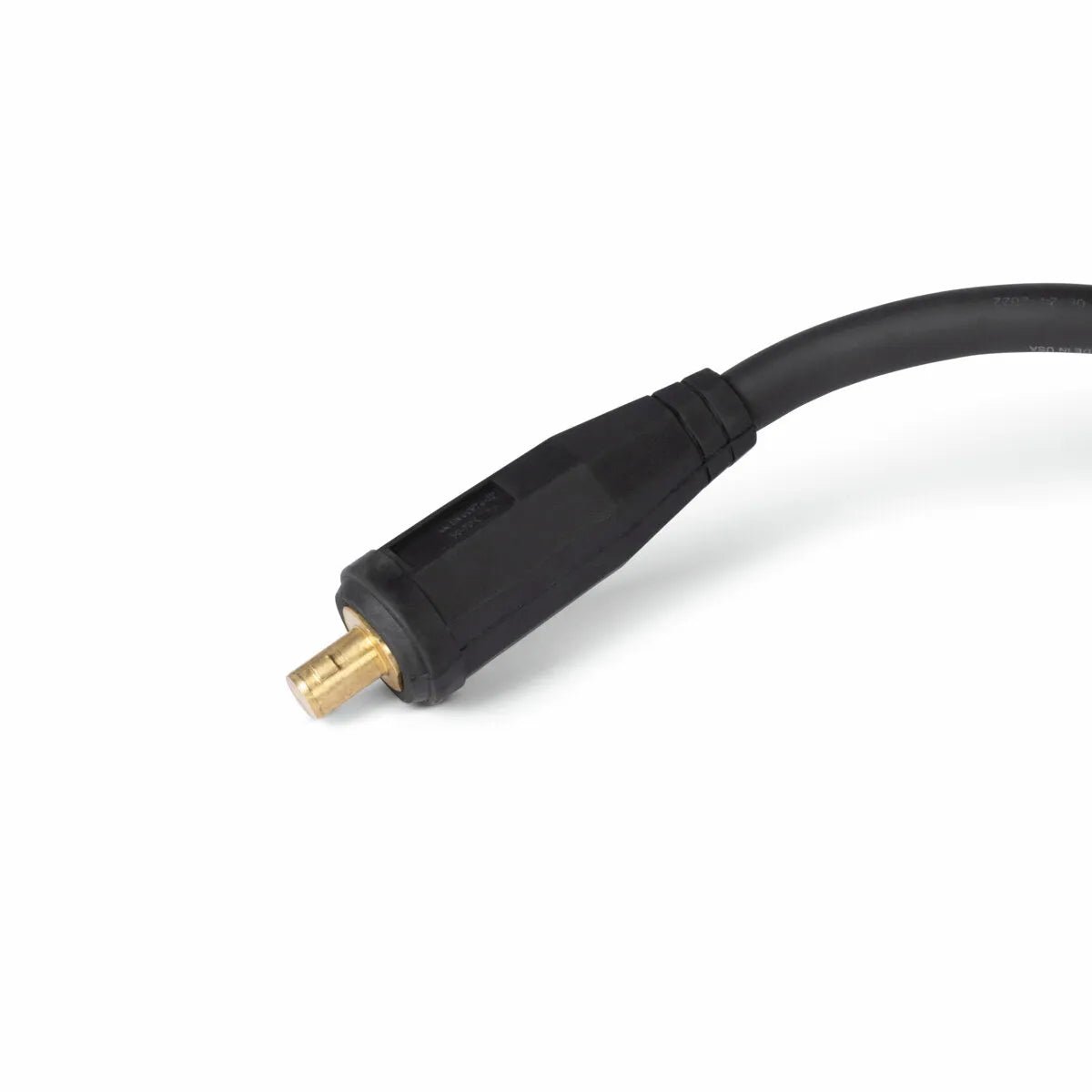 Lincoln Activ8X CE K3519-2 welding tool with Twist Mate/Dinse, black coaxial cable, gold tip, and True Voltage Technology.