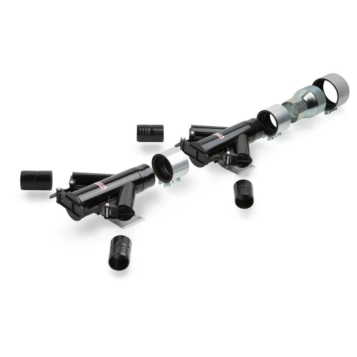 Lincoln Connection Kit K3969-1 welding tools with silver and black attachments for X-Tractor 5A 8A, on white background.