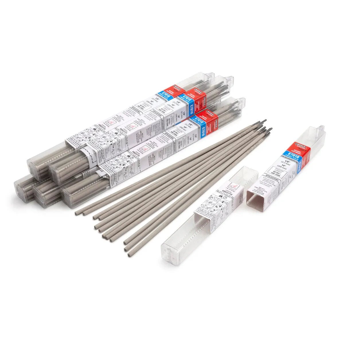 Lincoln Fleetweld 5P RSP Stick SMAW Welding Rods 5/32"x14", 4.5lb tubes, WeldingMart equipment, in tubes and loose.