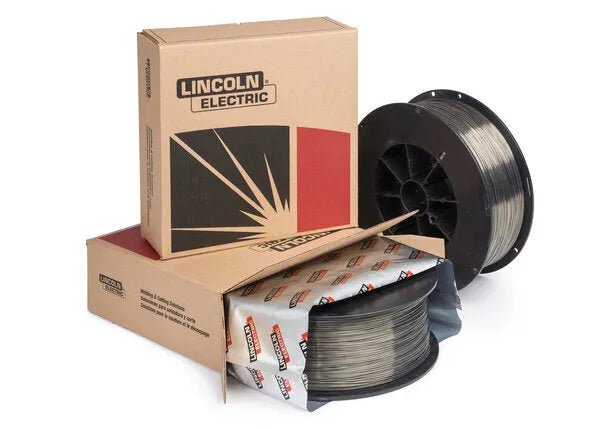 Lincoln UltraCore 91K2C-H Plus FCAW-G Welding Wire 0.045" 33lb spools by Lincoln Electric boxes, ideal welding supply accessory.