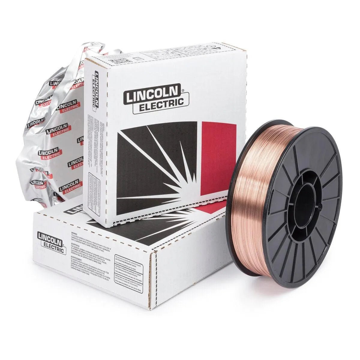 Lincoln ED037505 Pipeliner 70S-6 MIG GMAW Welding Wire, 10 lb spool, with Lincoln Electric boxes—WeldingMart welding supplies.