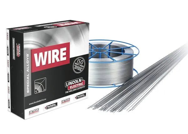 Lincoln ER90SB3 AWS MIG welding wire 1.2MM, B3 alloyed steel rods, and Lincoln Electric box—premium welding accessories.