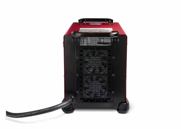 Lincoln Flextec 350X Power Connect U4273-1 welder rear view with cooling fan, vented panel, and power cable, WeldingMart tools.