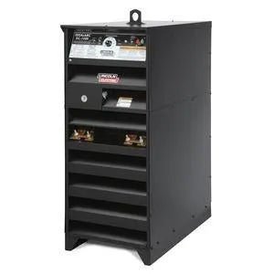 Industrial battery charger for Lincoln Idealarc DC1500 Subarc Welder—heavy-duty, ventilated, top control, metal body, WeldingMart.