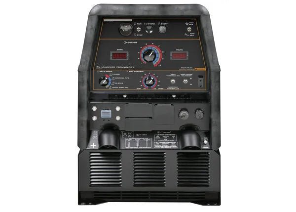 Lincoln Ranger 305G Factory Demo Welder (U1726-5) front view with controls, displays, and panels—multi-process welding equipment.