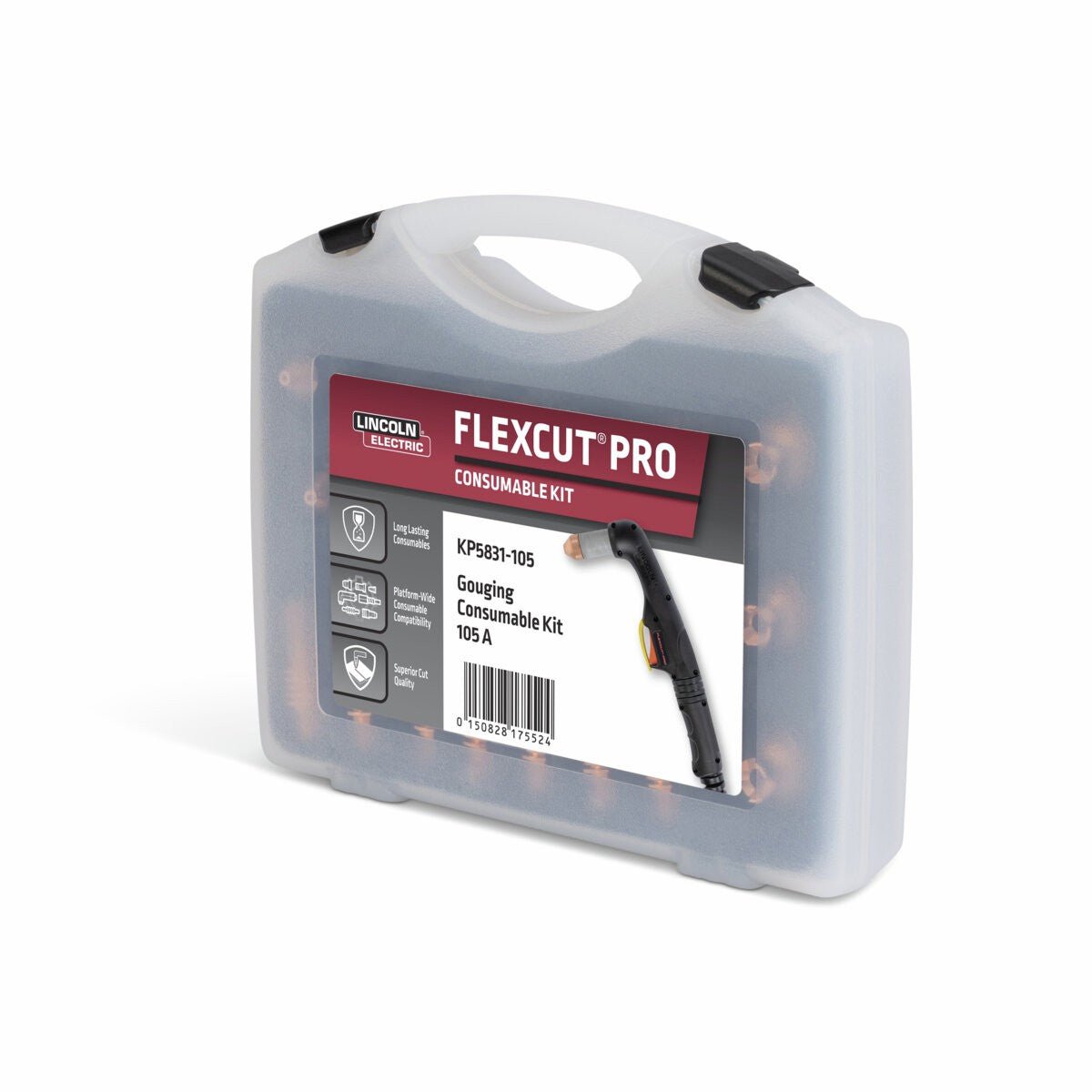 Lincoln FlexCut PRO 105A Gouging Consumable Kit - KP5831-105 - view 1