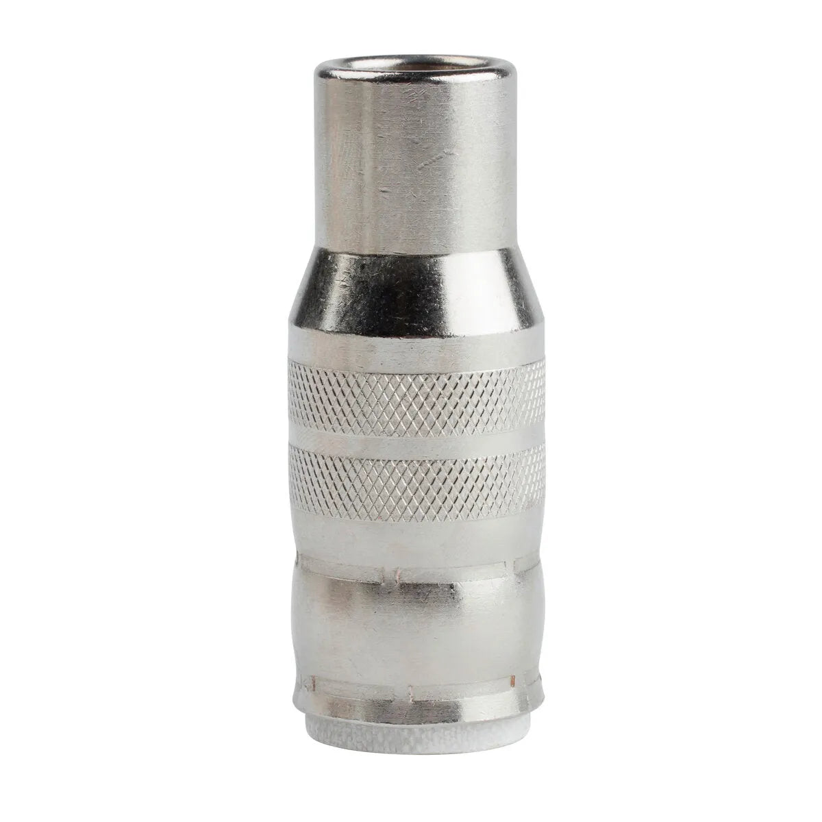 Lincoln Magnum PRO 550A Gas Nozzle Bottleneck, 1/8 in. Recess, Thread-On, 5/8 in. ID 25/pack KP3161-1-62R-B25 - WeldingMart.com
