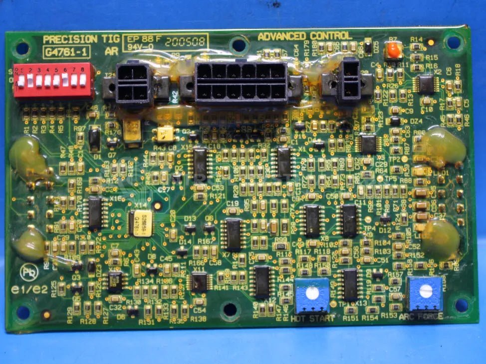 Lincoln ADVANCED CONTROL PC BOARD ASSEMBLY G4761-1 for PRECISION TIG welders, welding parts, connectors, and switches.