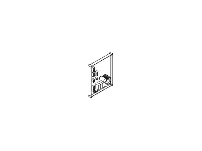 Black and white diagram of a Lincoln OEM control PC board (G4824-3, 9SG4824-3) for welding equipment, shown on vertical frame.