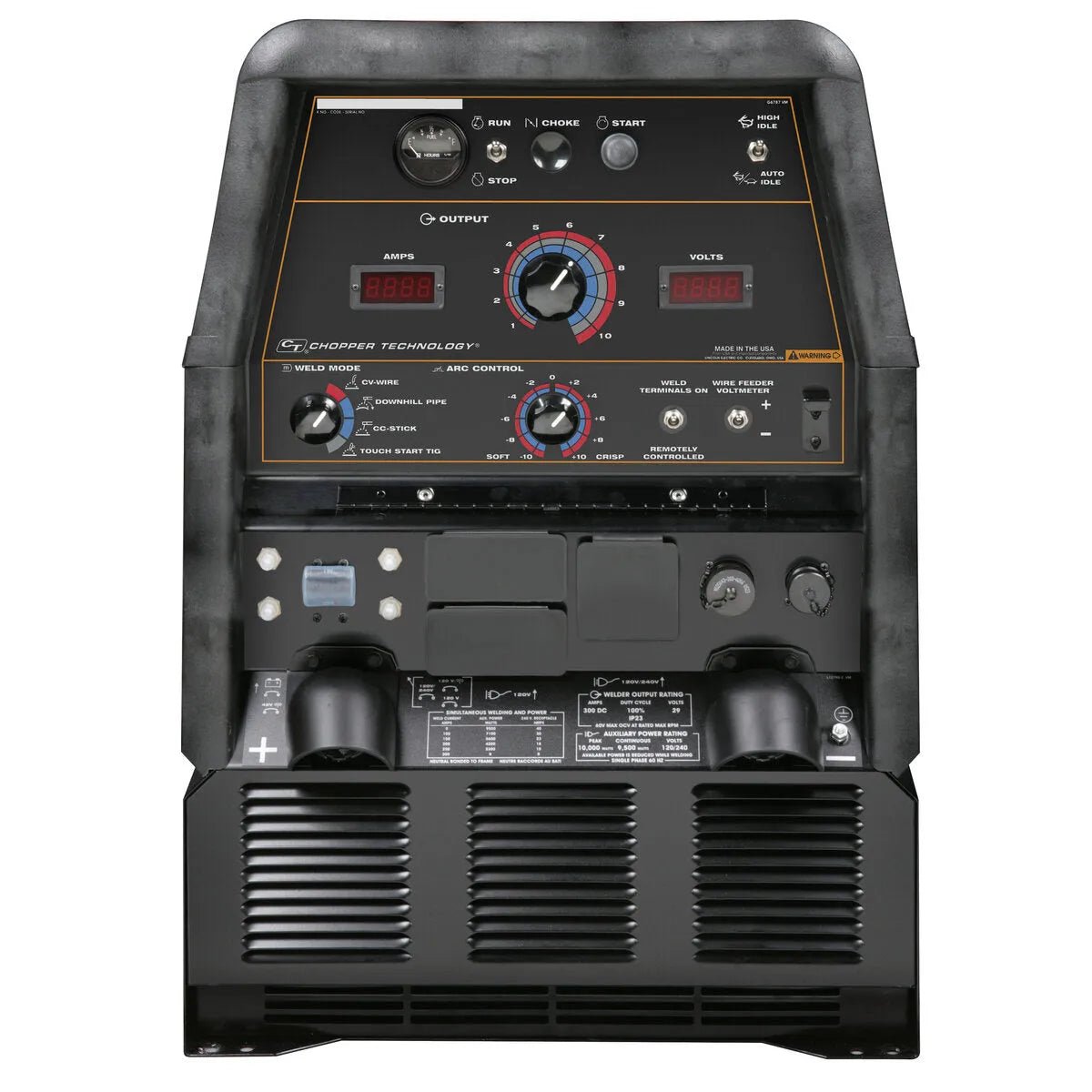 Lincoln Ranger 305 G Engine Driven Welder Kohler (K1726-5) with digital displays, controls, and terminals for portable welding.