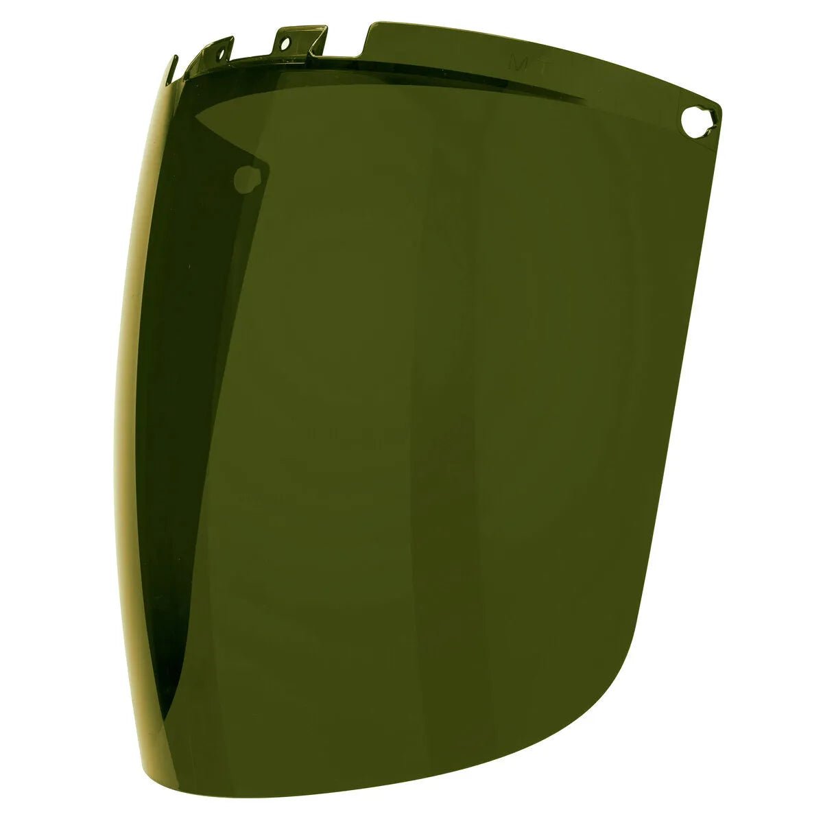 Lincoln OMNIShield Lens Shade 5 IR KP3759-1 polycarbonate face shield for welding helmets, green tint, IR protection.
