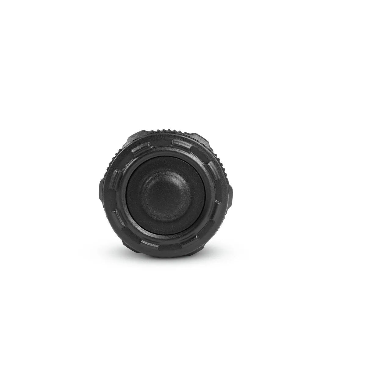 Lincoln VIKING 2450/3350 Grind Button Replacement KP4562-1 for welding helmets, black textured control knob on white background.