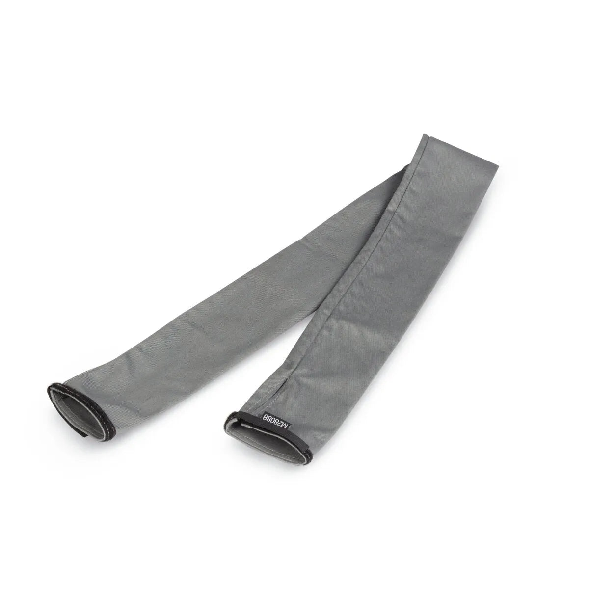 Lincoln VIKING PAPR FR Short Hose Covers KP5311-1, grey with black ends, for welding equipment, shown on white background.