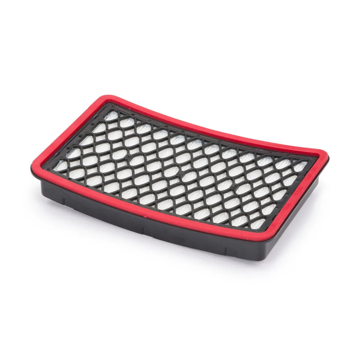 Lincoln VIKING PAPR High Efficiency Particulate Filter 6-Pack KP3424-6 for welding respirators, HEPA filter, black mesh, red edge.