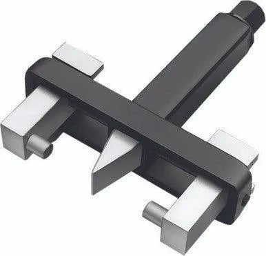 WeldingMart mechanical flange spreader with three prongs and handle, perfect for precise flange separation in welding tasks.