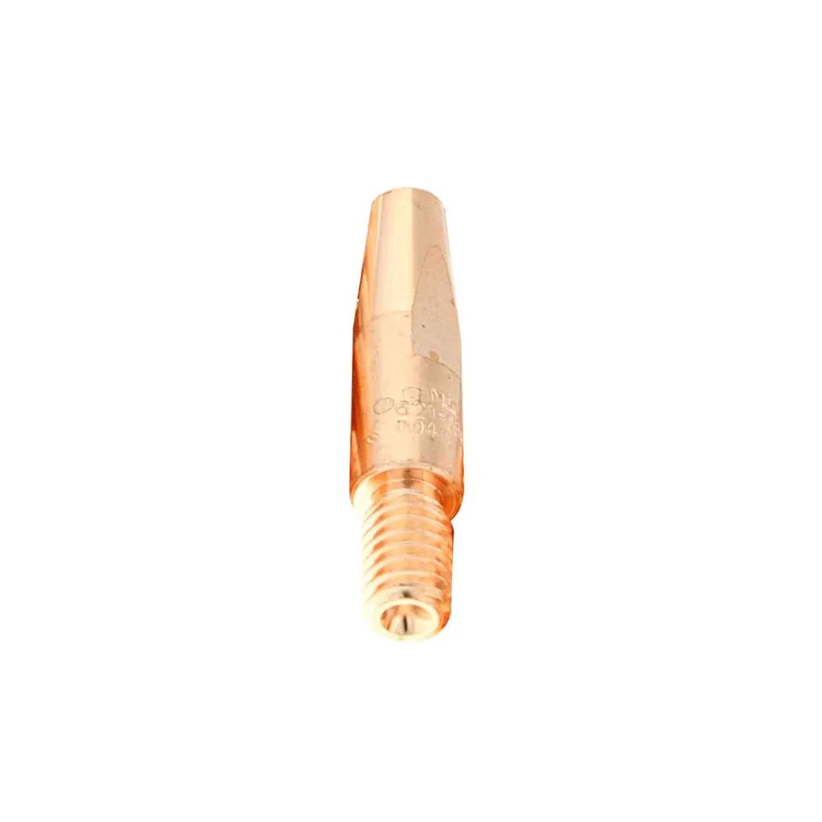 MK Products .030" Short Arc Contact Tip 10 Pack - 621-0396-10. This package contains 10 precision-engineered contact tips designed for short arc welding. Each tip is optimized for .030" wire, offering durability and consistency for high-quality welds in short circuit transfer applications, particularly suited for thin materials and out-of-position welding.