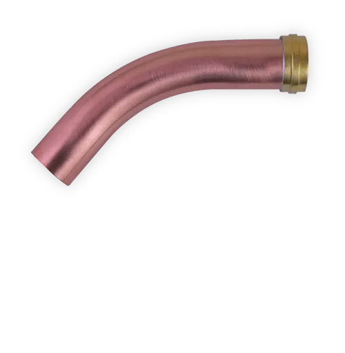 Professional-grade 48-degree curved taper gas cup designed for welding applications, featuring precise gas flow control and durable construction, ensures reliable shielding in demanding welding environments.