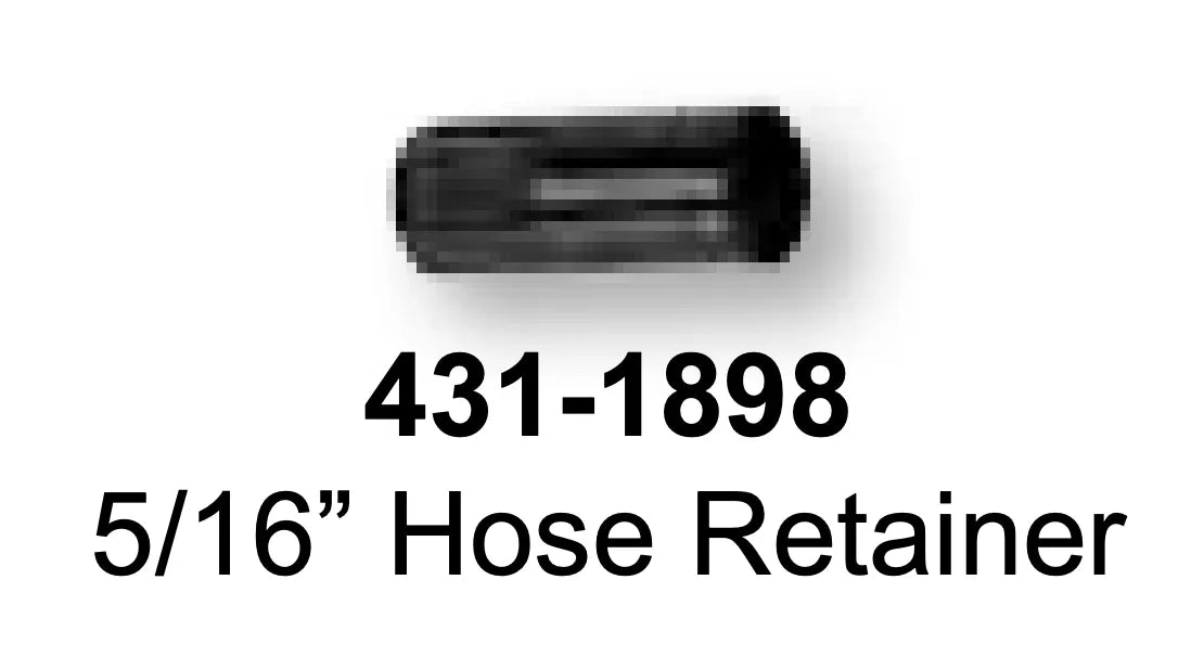MK Products Gas/Water Hose Retainer - 431-1898. This specialized component secures and organizes gas and water hoses in MK Products welding systems. Featuring durable construction and versatile design, it prevents hose tangling and ensures proper routing. Essential for maintaining efficiency and safety in various industrial welding applications, this retainer enhances overall welding performance and workspace organization.