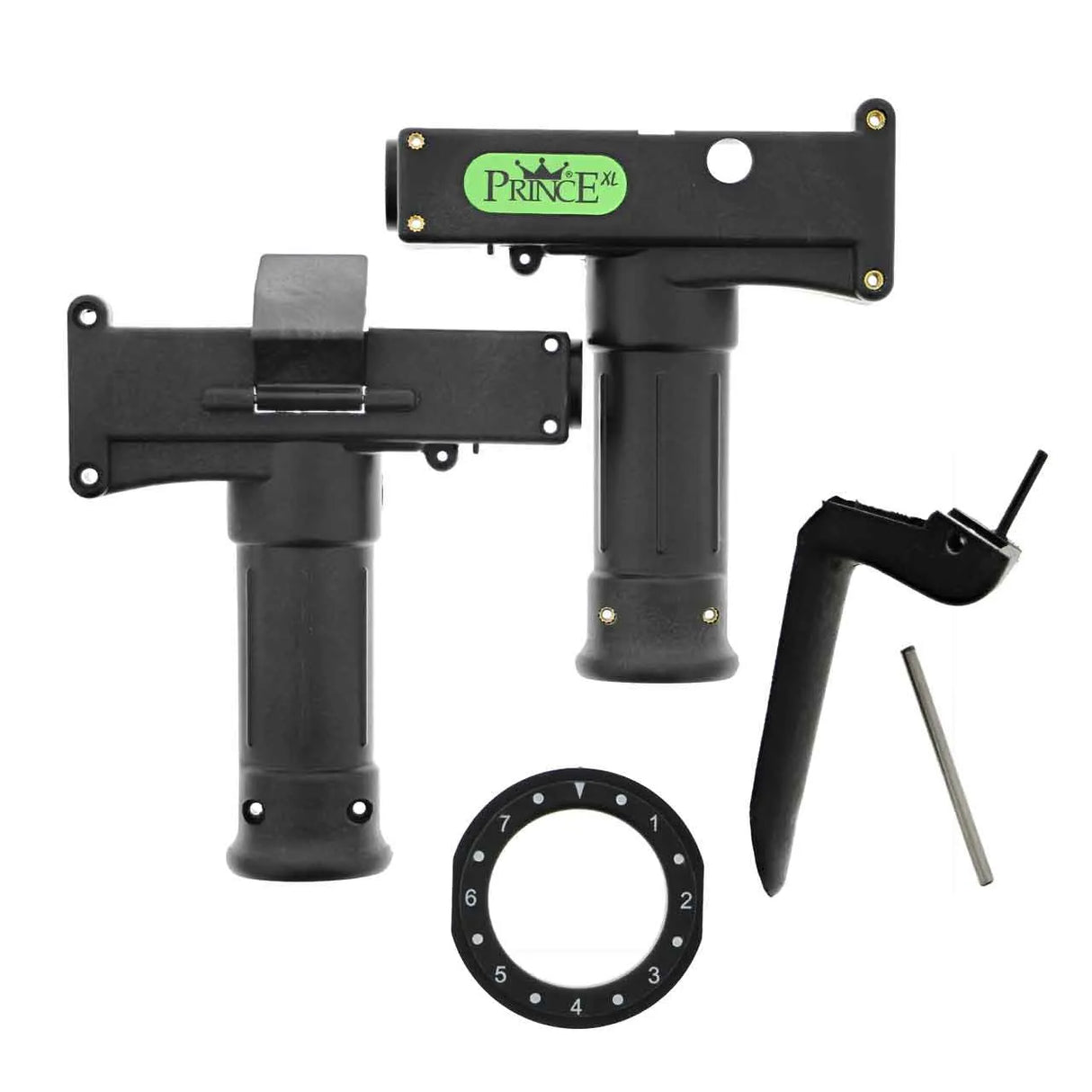 professional-grade replacement handle kit designed for Prince XL welding systems. includes handle assembly and hardware. ensures complete handle assembly replacement.