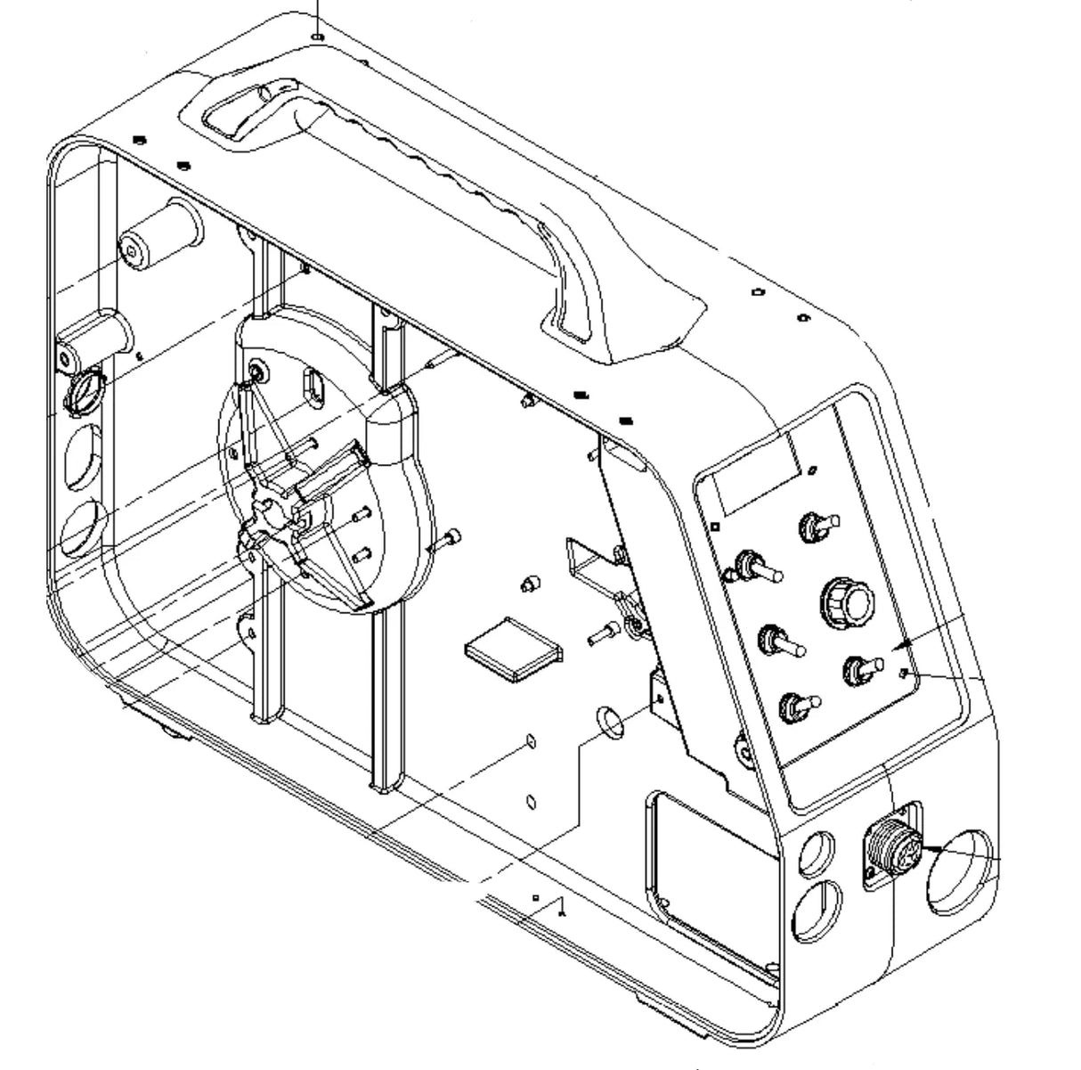 Professional-grade wire feeder mold housing designed for MK connections, featuring precision engineering and durable construction, ensures reliable wire feeding in demanding welding environments.