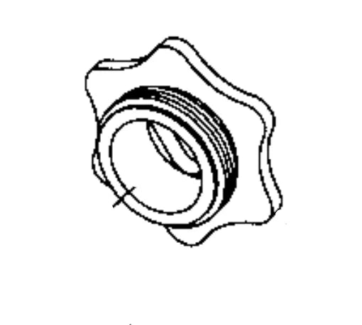 Professional-grade spool spindle retainer designed for cabinet welding systems, featuring reliable spool positioning properties and durable construction, ensures consistent wire feeding in demanding welding environments.
